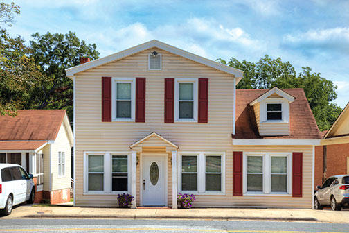 Bridget Wright ’01’s great-grandfather opened a funeral parlor in this building in 1914.