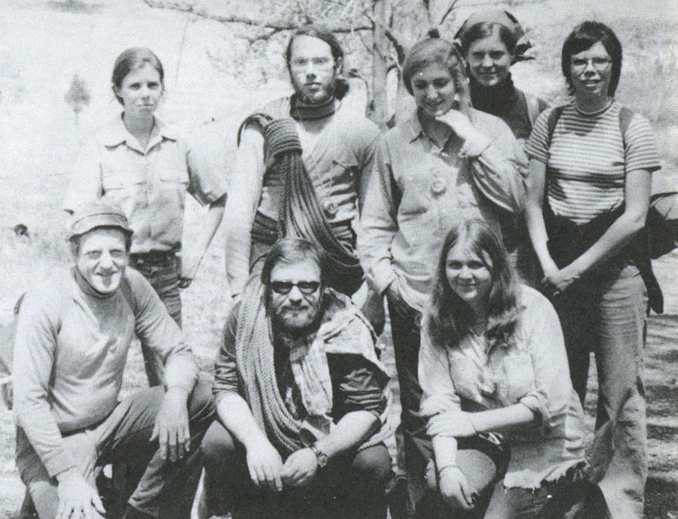 Outdoor Action has used the Blairstown camp for decades. This photo from the 1970s shows an OA group before a hike near the camp.