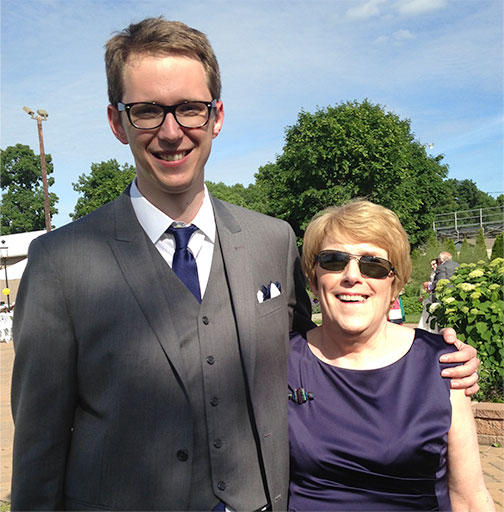 Son Preston and Mom Beth s’70: Dancing at his wedding