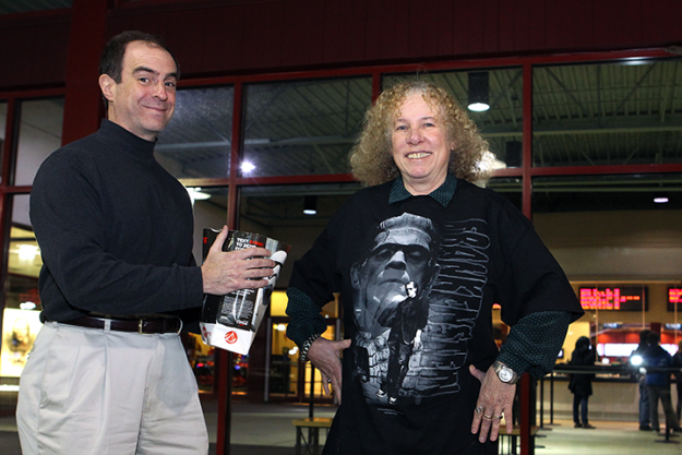 Professor Susan Wolfson, right, notes that in the book, Victor Frankenstein is a student, not a doctor, and his creature is âa thesis project gone horribly wrong.â (Beverly Schaefer)