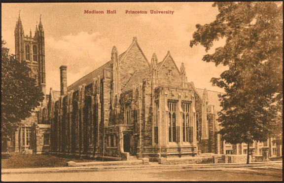 The home of Commons, Madison Hall (Site of the proposed student center in 1917): Mary Ann?