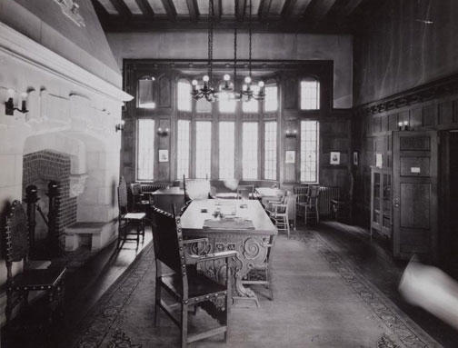 Wilson's office in 1879 Hall: "Modest donation" 